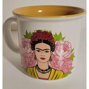 Frida Kahlo mug/ Frida mug/ Mexican mug/ blu emug/ freda mug